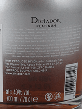 Load image into Gallery viewer, Dictador Platinum - Bottle Of Japan