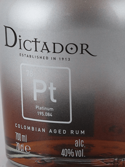 Dictador Platinum - Bottle Of Japan