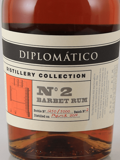 Diplomatico Distillery Collection No.2 Barbet - Bottle Of Japan