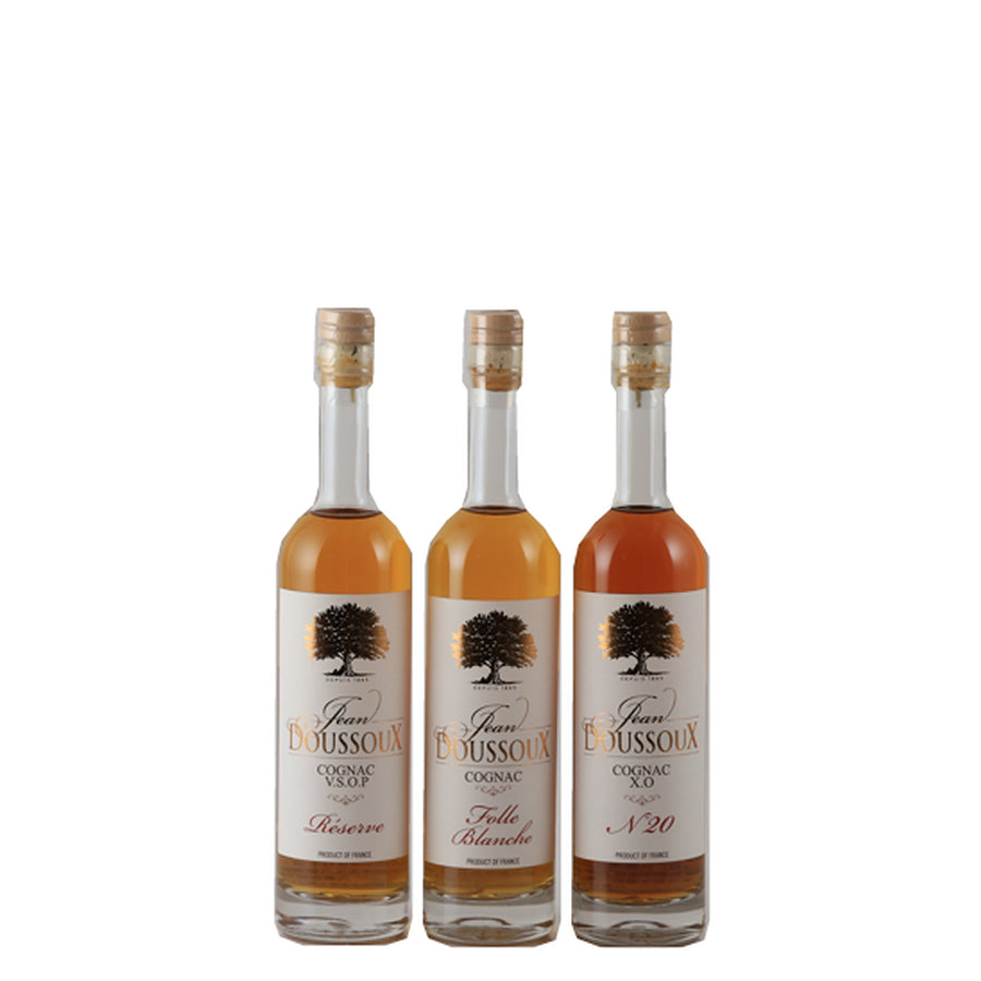 Domaine du Chene Cognac 3 x 200ml Gift Set - three bottle set