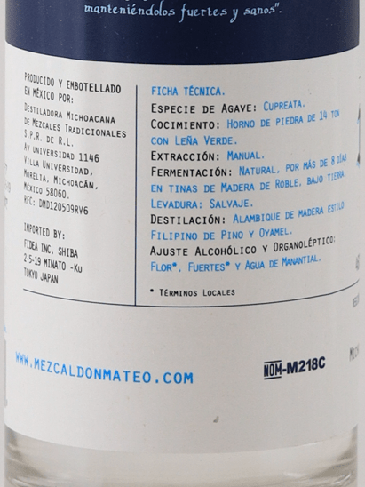 Don Mateo Cupreata - Bottle Of Japan