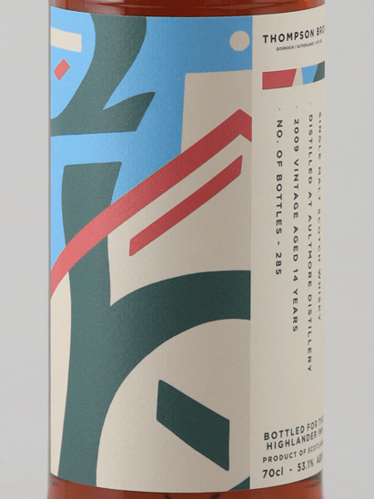 Dornoch Aultmore 14 Year Old 2009 for Highlander Inn - Bottle Of Japan