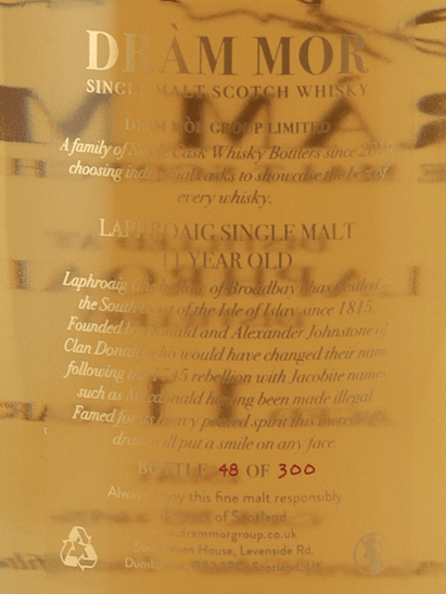 Drum mor Laphroaig 11 Year Old 2013 - Bottle Of Japan