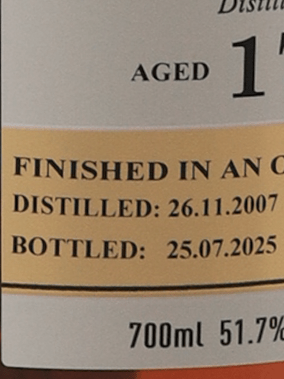 Duncan Taylor Octave Glen Moray 17 Year Old 2007 - Bottle Of Japan