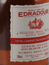 Load image into Gallery viewer, Edradour 12 Year Old 2012 Cabernet Sauvignon Cask - Bottle Of Japan