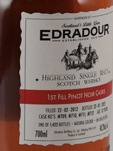 Load image into Gallery viewer, Edradour 12 Year Old 2012 Pinot Noir Cask - Bottle Of Japan