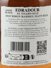 Load image into Gallery viewer, Edradour 21 Year Old 2003 Bourbon Barrel - Bottle Of Japan