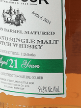 Load image into Gallery viewer, Edradour 21 Year Old 2003 Bourbon Barrel - Bottle Of Japan
