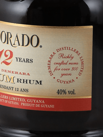 El Dorado 12 Year Old 700ml - Bottle Of Japan