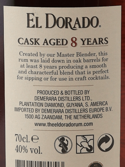 El Dorado 8 Year Old - Bottle Of Japan