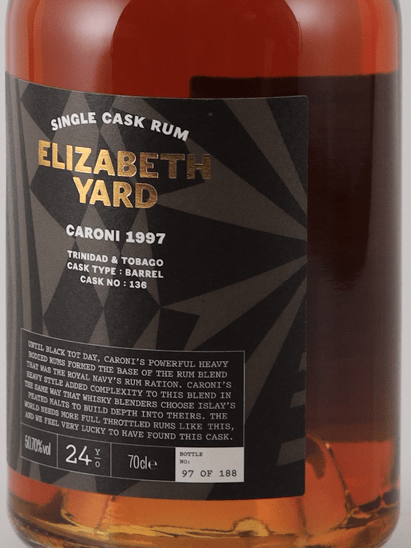 Elizabeth Yard Caroni 24 Year Old 1997 - Bottle Of Japan