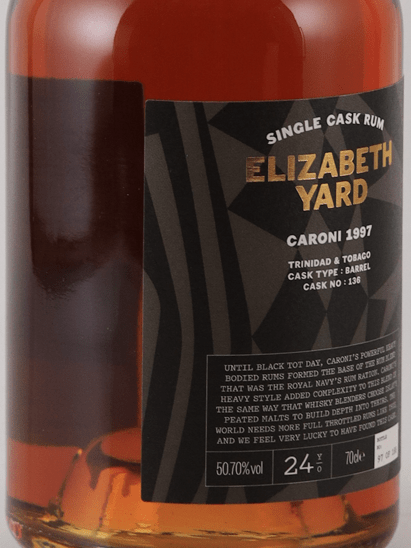 Elizabeth Yard Caroni 24 Year Old 1997 - Bottle Of Japan