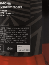 Load image into Gallery viewer, Elizabeth Yard Diamond Rum 18 Year Old 2003 - Bottle Of Japan