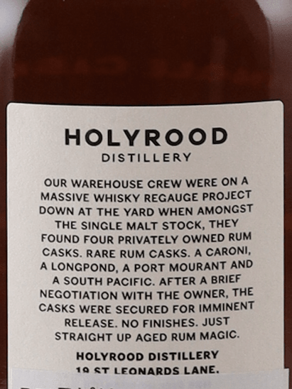 Elizabeth Yard South Pacific Rum 17 Year Old 2004 - Bottle Of Japan