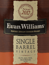 Load image into Gallery viewer, Evan Williams Single Barrel 2017 - Bottle Of Japan