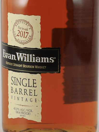 Evan Williams Single Barrel 2017 - Bottle Of Japan