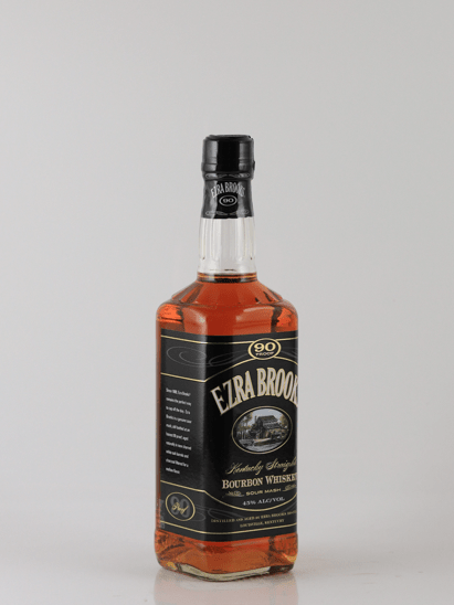 Ezra Brooks Black Old Label - Bottle Of Japan