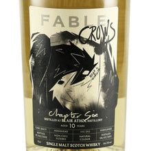 Load image into Gallery viewer, Fable Chapter 6 Blair Athol 10 Year Old 2011 56.3% 700ml - Crows artwork Chapter Six front label