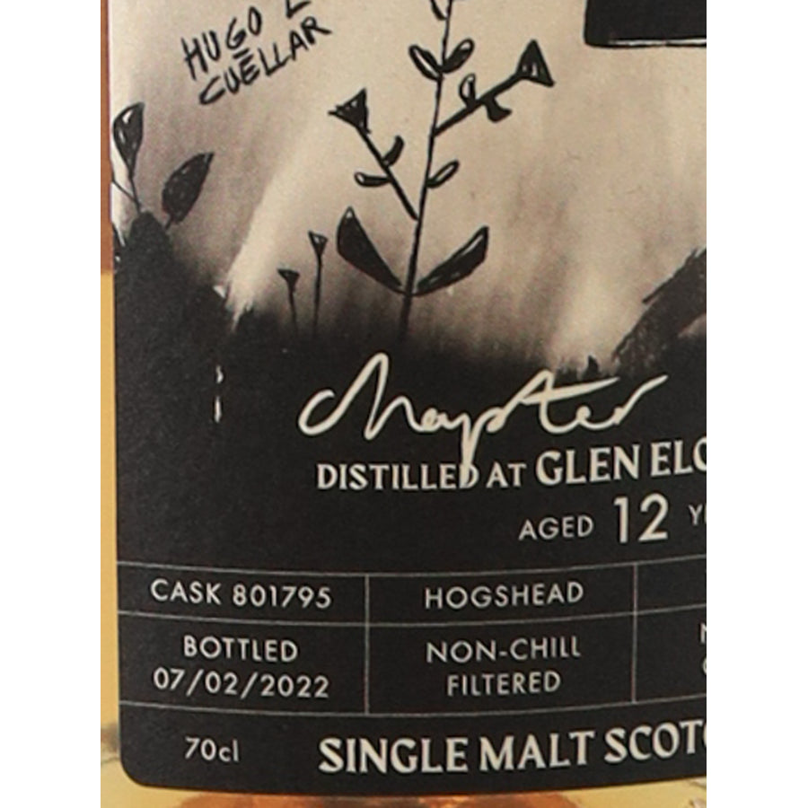 Fable Chapter 7 Glen Elgin 12 Year Old 2009 58.2% 700ml - Cask 801795 hogshead and bottled 2022 label detail