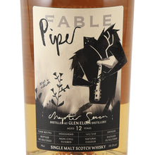 Load image into Gallery viewer, Fable Chapter 7 Glen Elgin 12 Year Old 2009 58.2% 700ml - Piper artwork Chapter Seven front label