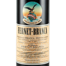 Load image into Gallery viewer, Fernet-Branca 35% bitter liqueur - front label