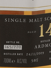 Load image into Gallery viewer, Finn Thomson Ardmore 14 Year Old 2009 - Bottle Of Japan
