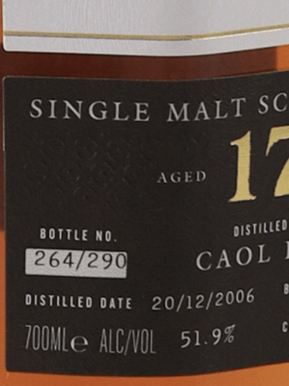 Finn Thomson Caol Ila 17 Year Old 2006 - Bottle Of Japan