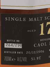 Load image into Gallery viewer, Finn Thomson Caol Ila 17 Year Old 2006 - Bottle Of Japan