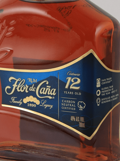 Flor de Caña 12 Year Old 700ml - Bottle Of Japan