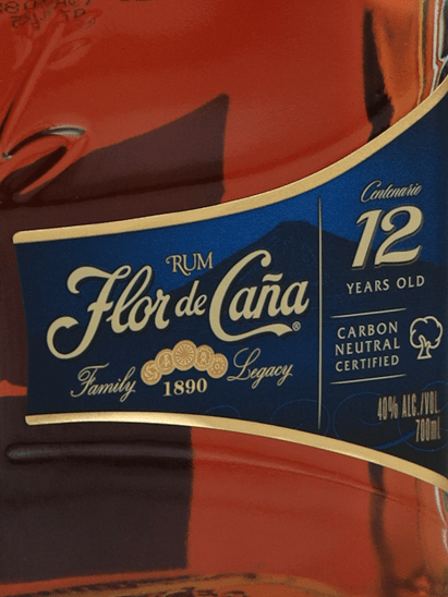 Flor de Caña 12 Year Old 700ml - Bottle Of Japan