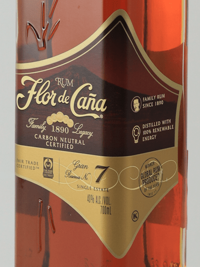 Flor de Caña 7 Year Old - Bottle Of Japan