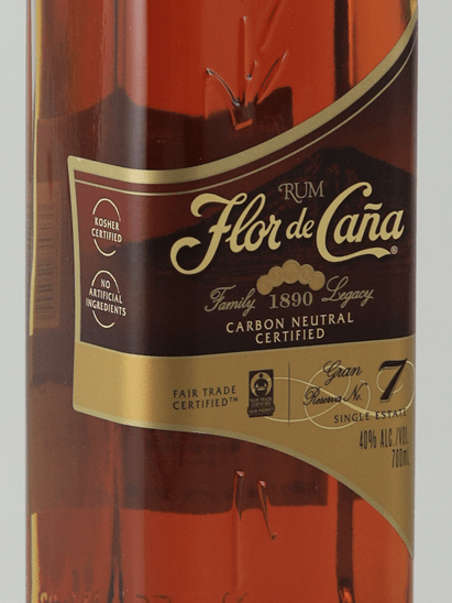 Flor de Caña 7 Year Old - Bottle Of Japan