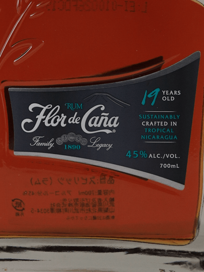 Flor de Caña Centenario 19 Year Old - Bottle Of Japan