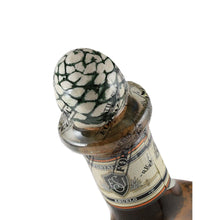 Load image into Gallery viewer, Fortaleza Anejo tequila, angled view of the agave-shaped stopper