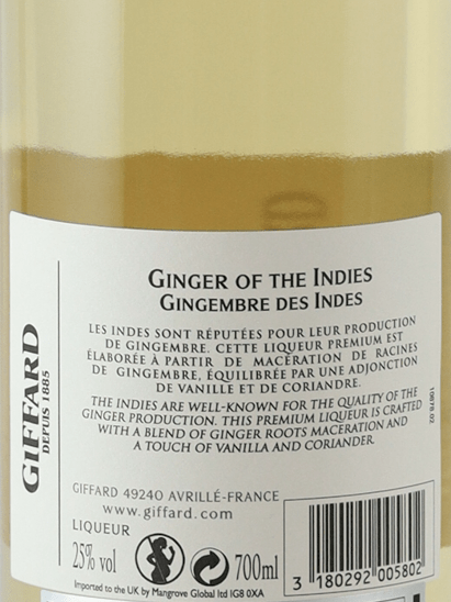 Giffard Ginger of the Indies - Bottle Of Japan