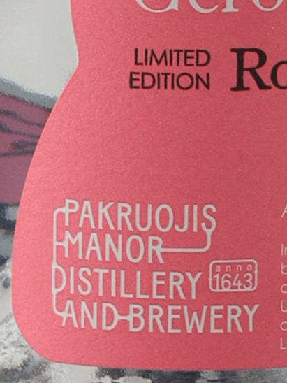 Gin Geronimo Rose - Bottle Of Japan