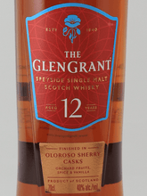 Load image into Gallery viewer, Glen Grant 12 Year Old Sherry Cask Finish - Bottle Of Japan