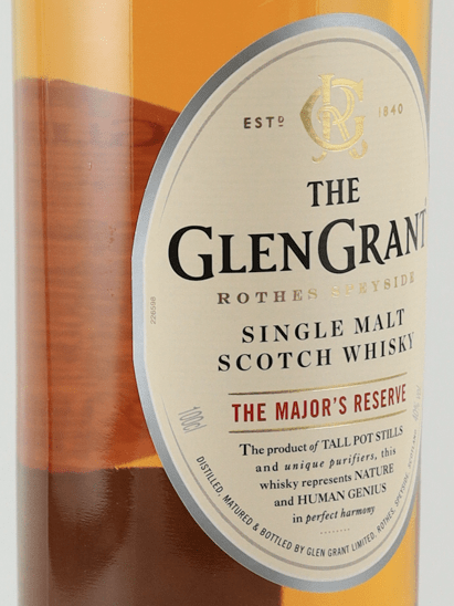 Glen Grant Major Reserve 1L - Bottle Of Japan