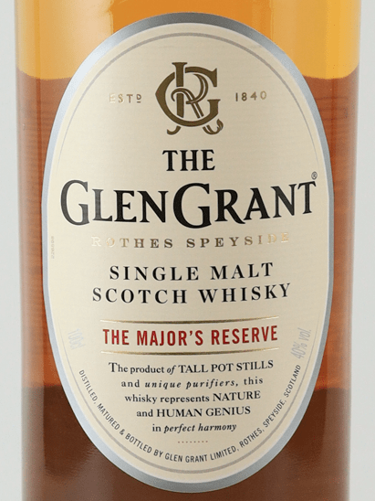 Glen Grant Major Reserve 1L - Bottle Of Japan