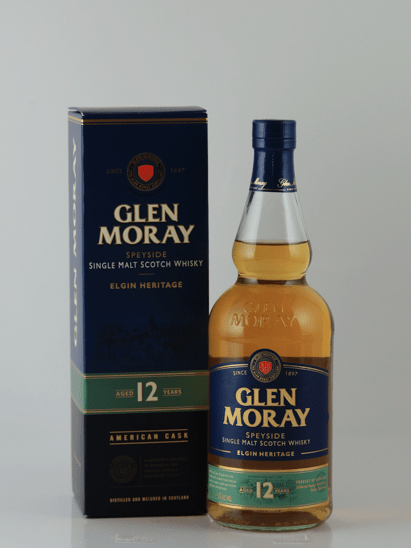 Glen Moray 12 Year Old 750ml Old Label - Bottle Of Japan