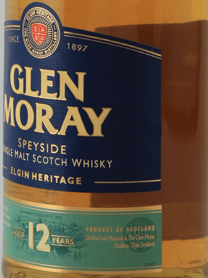 Glen Moray 12 Year Old 750ml Old Label - Bottle Of Japan