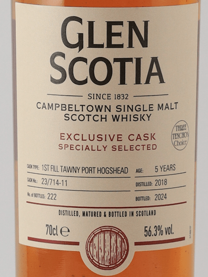 Glen Scotia 5 Year Old 2018 Three Tenors Choice - Bottle Of Japan