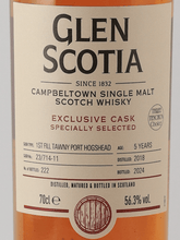 Load image into Gallery viewer, Glen Scotia 5 Year Old 2018 Three Tenors Choice - Bottle Of Japan
