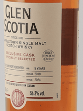 Load image into Gallery viewer, Glen Scotia 5 Year Old 2018 Three Tenors Choice - Bottle Of Japan