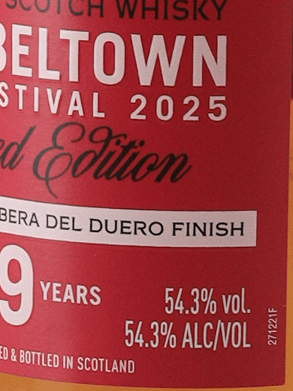 Glen Scotia 9 Year Old Festival Edition 2025 - Bottle Of Japan