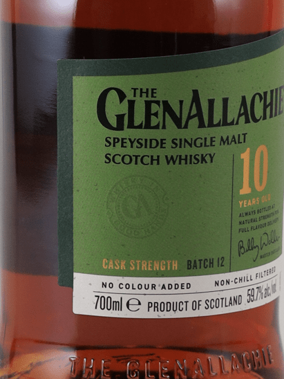 Glenallachie 10 Year Old Cask Strength Batch 12 - Bottle Of Japan