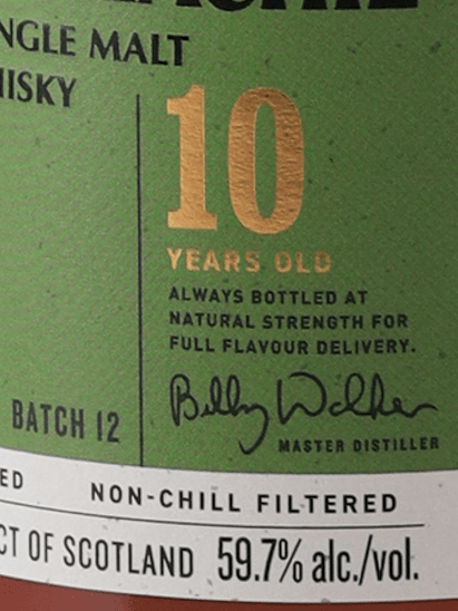 Glenallachie 10 Year Old Cask Strength Batch 12 - Bottle Of Japan