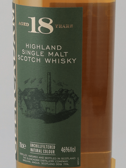 Glencadam 18 Year Old - Bottle Of Japan