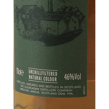 Load image into Gallery viewer, Glencadam 18 Year Old Highland Single Malt Scotch Whisky - abv label detail