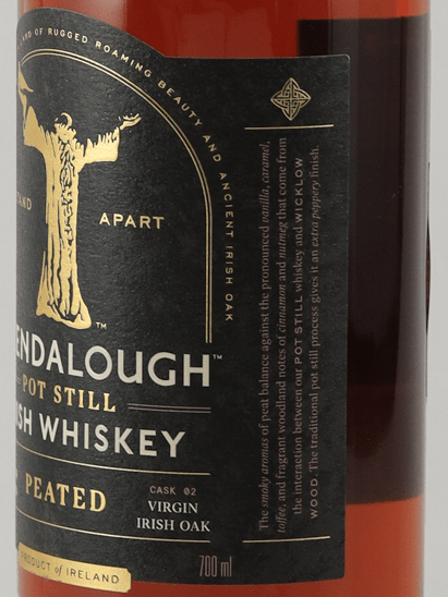 Glendalough Pot Still Peated Whiskey - Bottle Of Japan